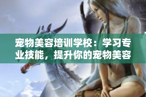 宠物美容培训学校：学习专业技能，提升你的宠物美容水平
