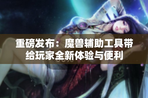 重磅发布：魔兽辅助工具带给玩家全新体验与便利