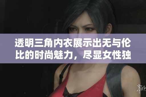 透明三角内衣展示出无与伦比的时尚魅力，尽显女性独特的优雅风采