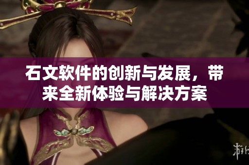 石文软件的创新与发展，带来全新体验与解决方案