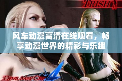 风车动漫高清在线观看，畅享动漫世界的精彩与乐趣