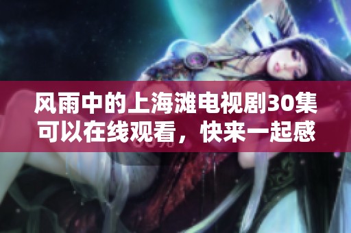 风雨中的上海滩电视剧30集可以在线观看，快来一起感受动人的故事吧