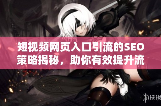 短视频网页入口引流的SEO策略揭秘，助你有效提升流量和曝光率