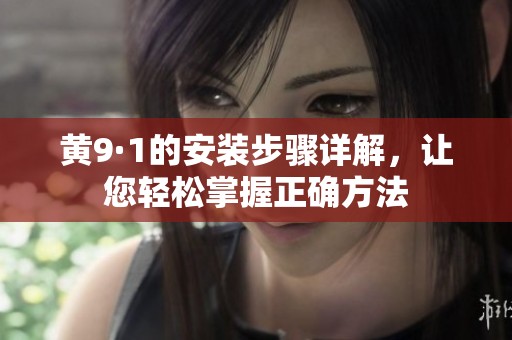 黄9·1的安装步骤详解，让您轻松掌握正确方法