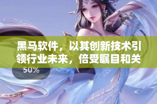 黑马软件，以其创新技术引领行业未来，倍受瞩目和关注