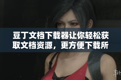 豆丁文档下载器让你轻松获取文档资源，更方便下载所需资料！