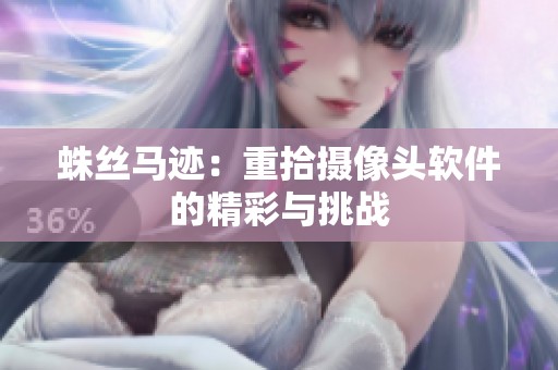 蛛丝马迹：重拾摄像头软件的精彩与挑战